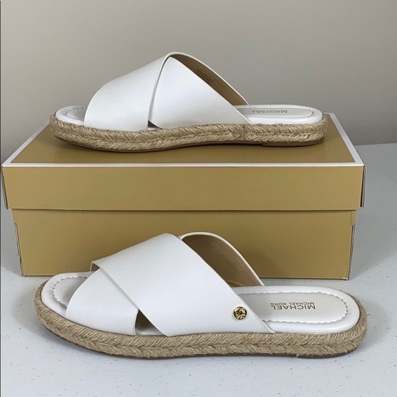 MICHAEL KORS Slip On Leather Espadrille Shoes - Picture 3 of 3